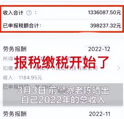 反诈老陈年收入降到31万