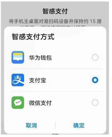 华为手机怎么付款截图